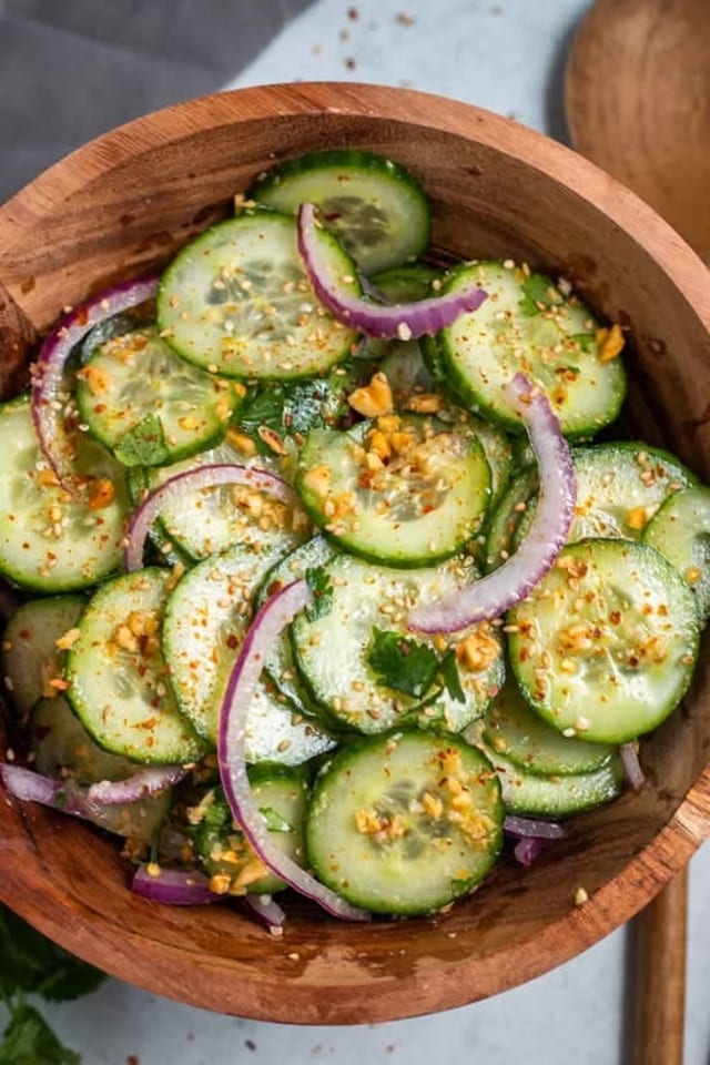 CUCUMBER SALAD.